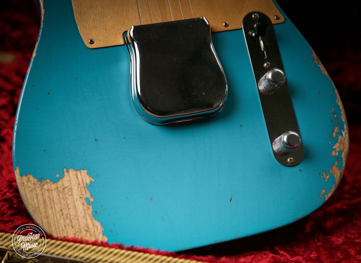 2023 Fender USA Custom Shop 52' Telecaster Heavy Relic TAOT Turquoise