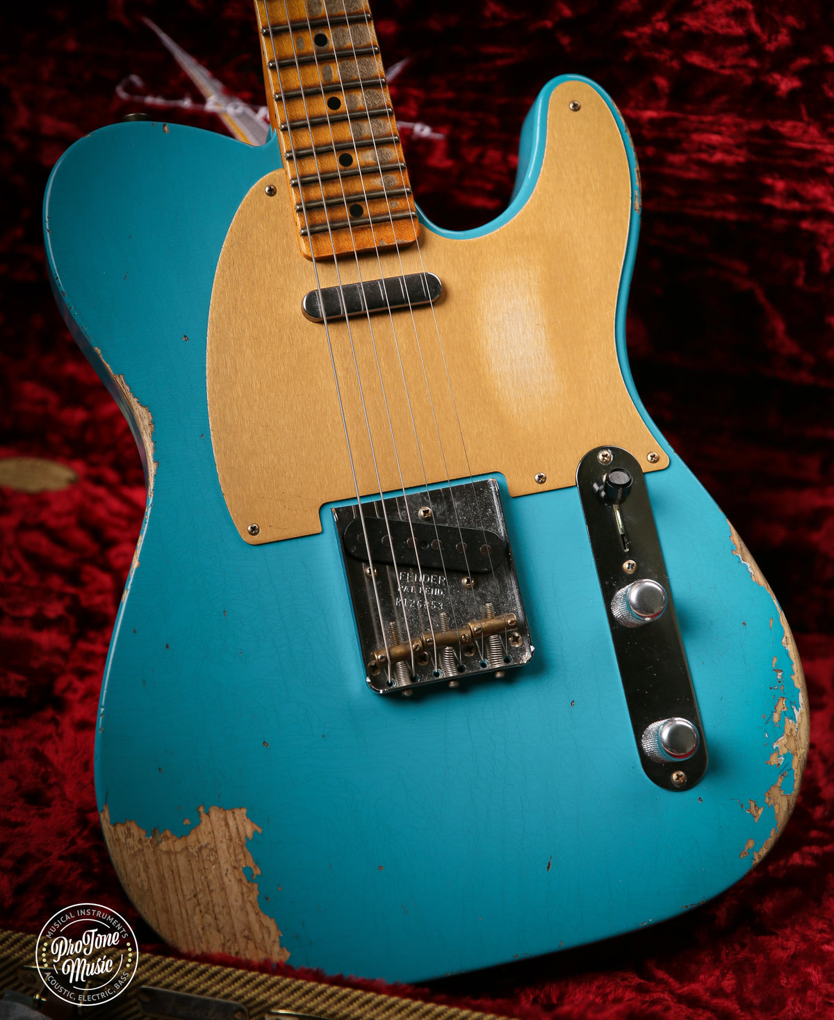 2023 Fender USA Custom Shop 52' Telecaster Heavy Relic TAOT Turquoise
