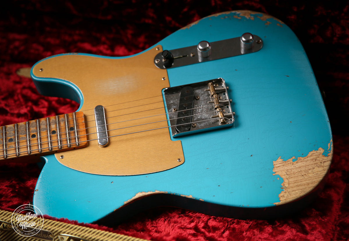 2023 Fender USA Custom Shop 52' Telecaster Heavy Relic TAOT Turquoise