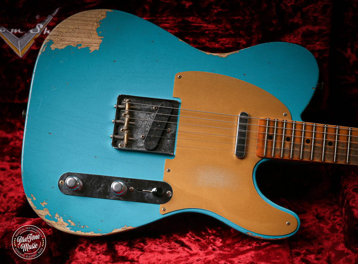 2023 Fender USA Custom Shop 52' Telecaster Heavy Relic TAOT Turquoise