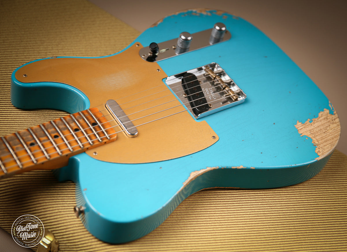 2023 Fender USA Custom Shop 52' Telecaster Heavy Relic TAOT Turquoise
