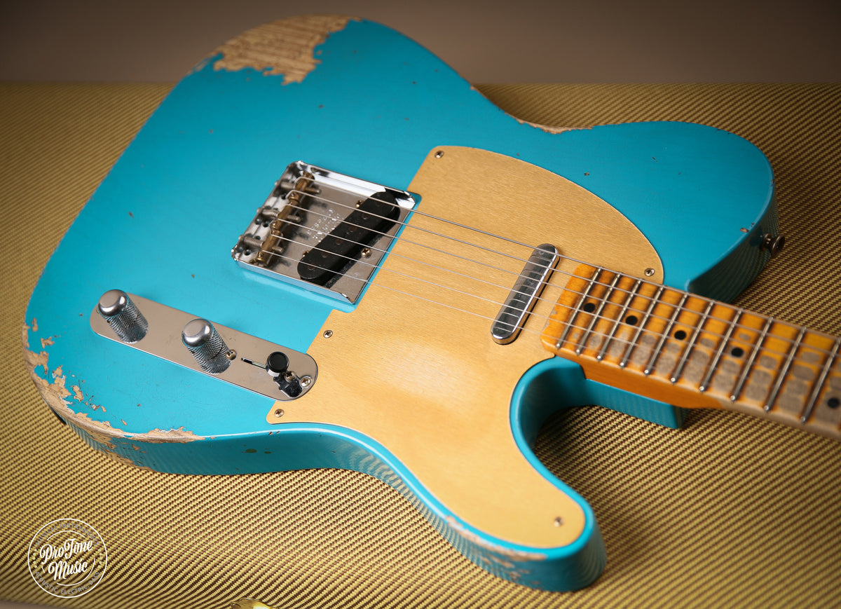 2023 Fender USA Custom Shop 52' Telecaster Heavy Relic TAOT Turquoise