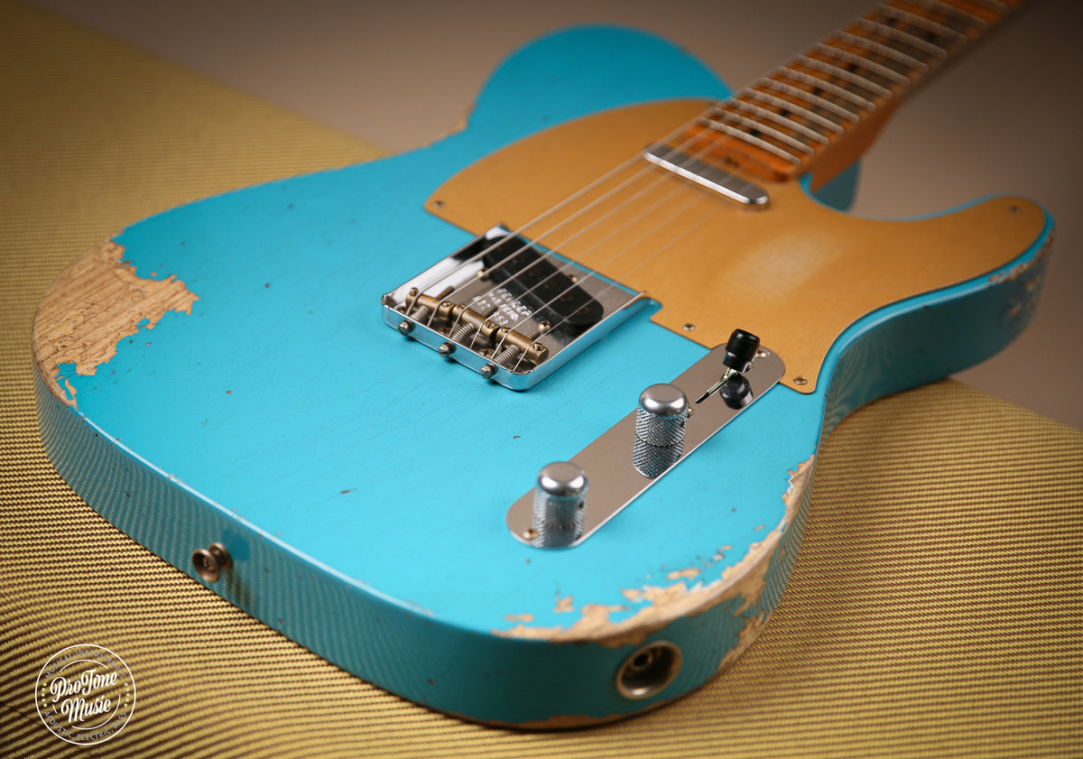 2023 Fender USA Custom Shop 52' Telecaster Heavy Relic TAOT Turquoise