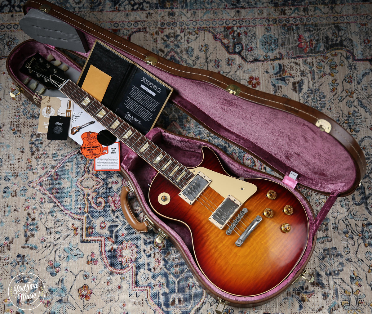 2019 Gibson Custom Shop 59' Les Paul Standard 60th Anniversary VOS Factory Burst