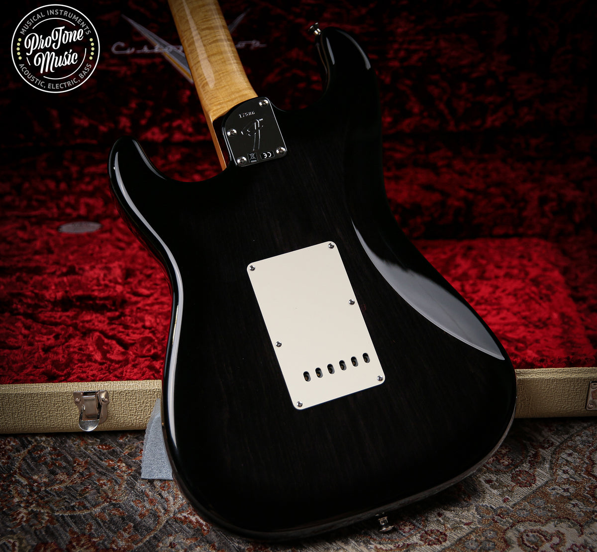 2024 Fender USA Custom Shop 2020 American Custom Stratocaster Translucent Black