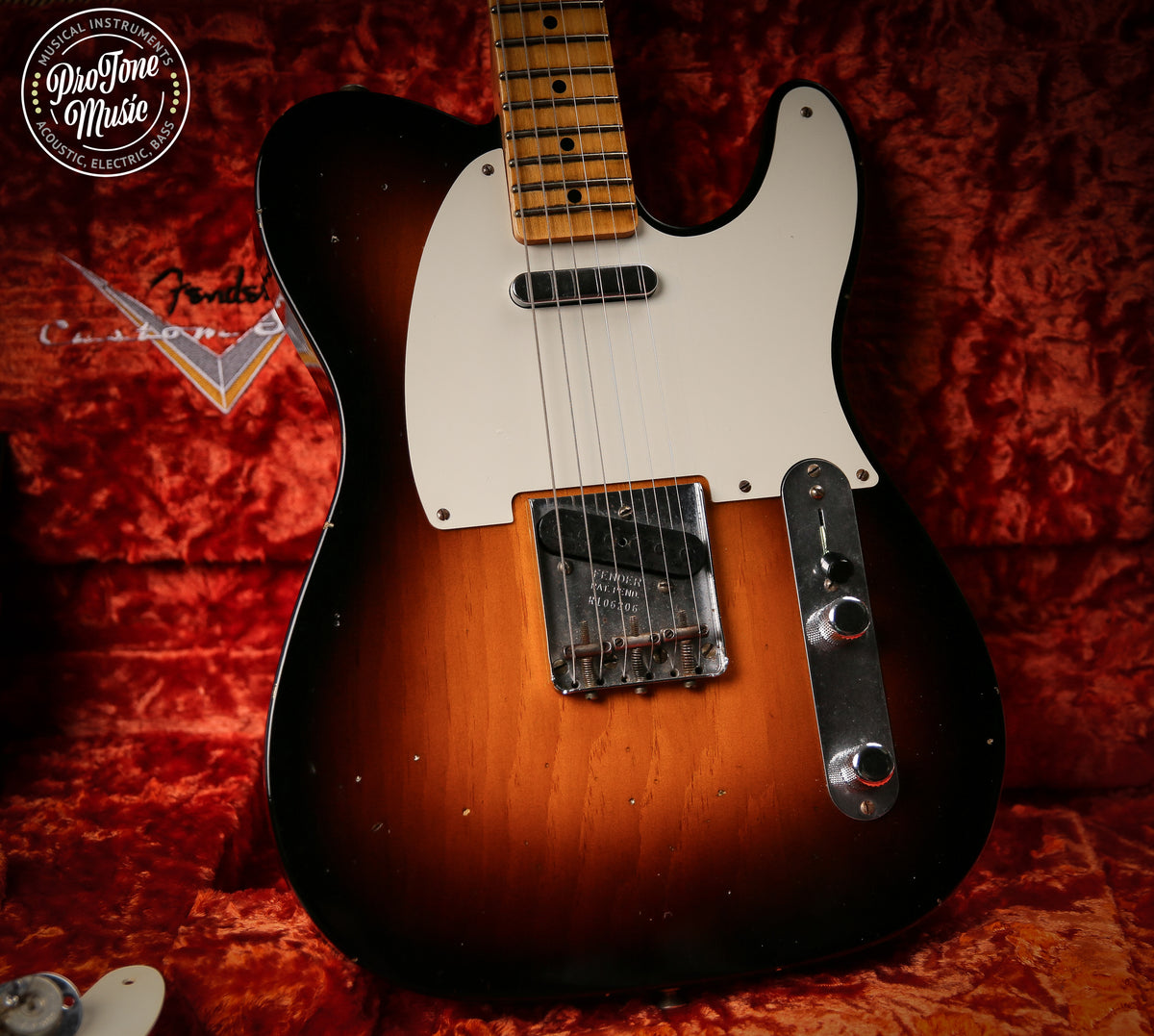2020 Fender Ltd V Custom Shop 50's Pine Esquire Journeyman Relic Faded 2 Tone Sunburst