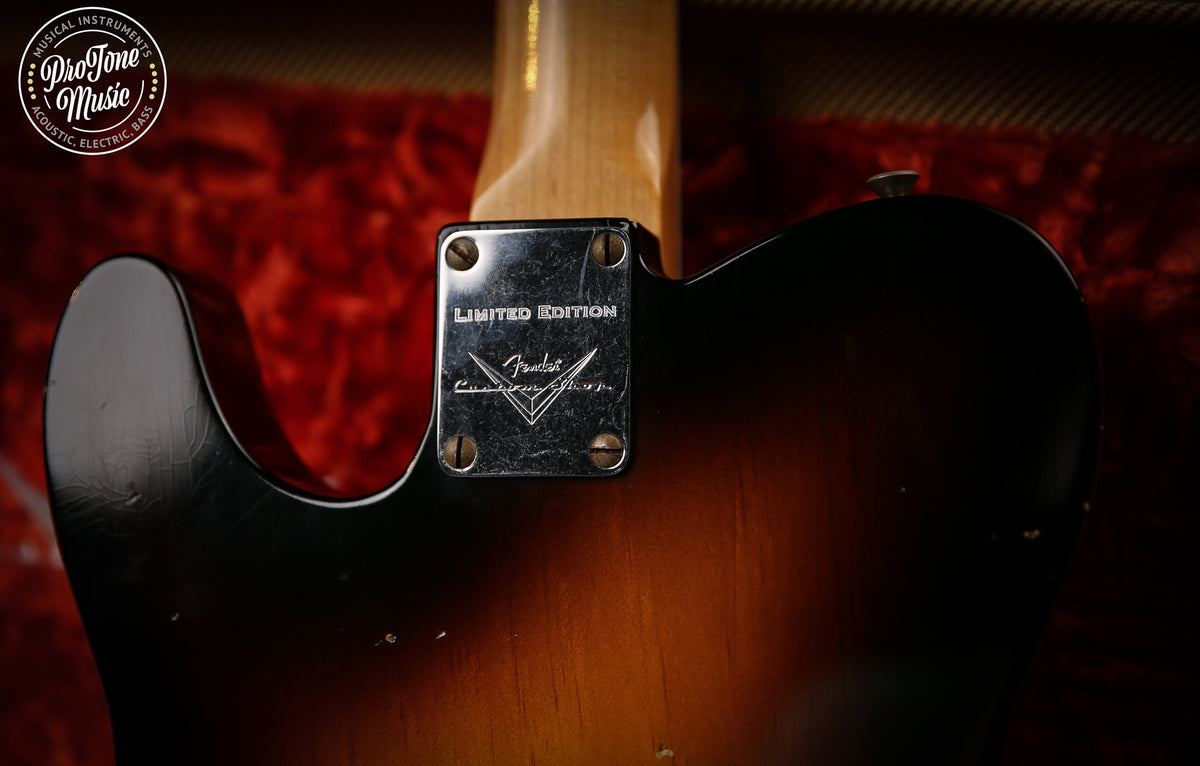 2020 Fender Ltd V Custom Shop 50's Pine Esquire Journeyman Relic Faded 2 Tone Sunburst