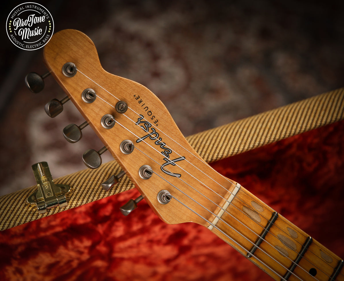 2020 Fender Ltd V Custom Shop 50's Pine Esquire Journeyman Relic Faded 2 Tone Sunburst