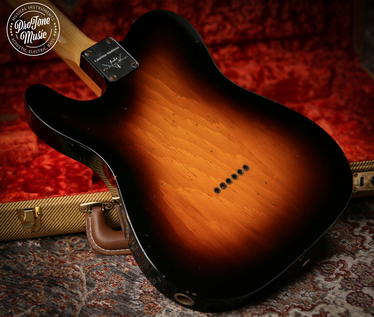2020 Fender Ltd V Custom Shop 50's Pine Esquire Journeyman Relic Faded 2 Tone Sunburst