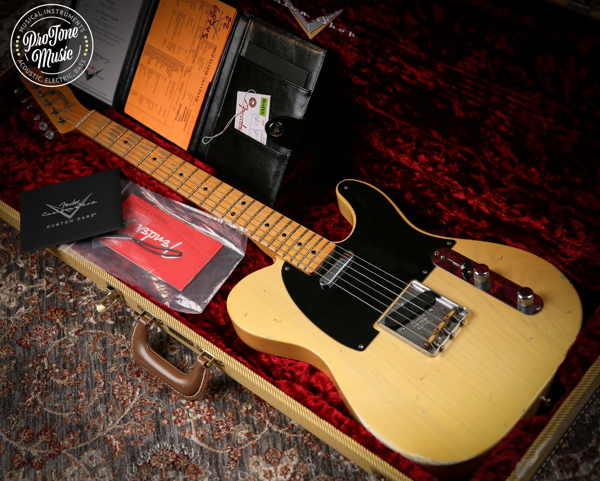 2017 Fender Ltd Namm Custom Shop 51' Nocaster Relic 2017 Faded Blonde