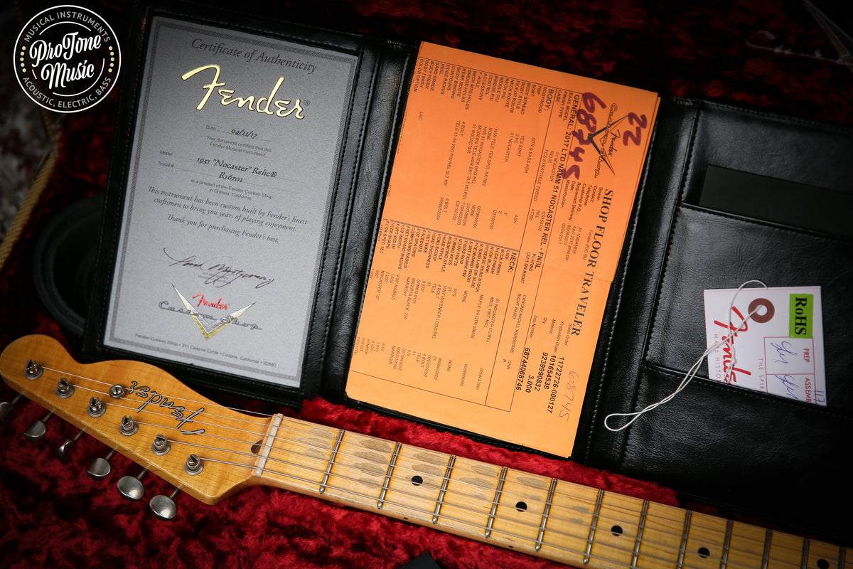 2017 Fender Ltd Namm Custom Shop 51' Nocaster Relic 2017 Faded Blonde
