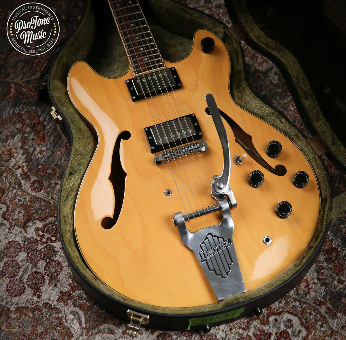 Yamaha SA-800 Japanese Semi Hollow - Headstock Repair & Gibson Pickups