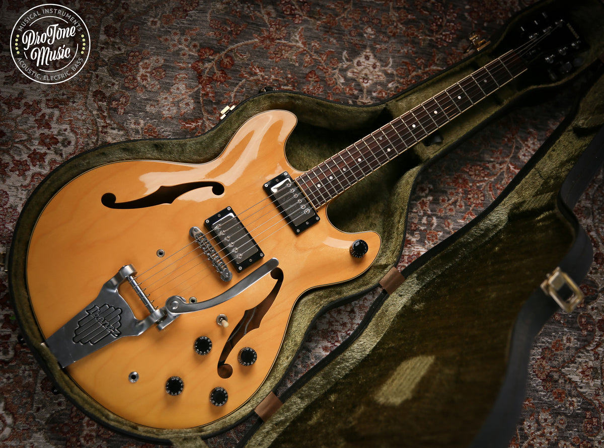 Yamaha SA-800 Japanese Semi Hollow - Headstock Repair & Gibson Pickups