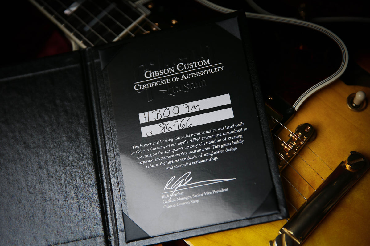 Gibson USA Custom Shop ES-359 Semi Hollow Sunburst &amp; COA &amp; Gibson Case - ProTone Music