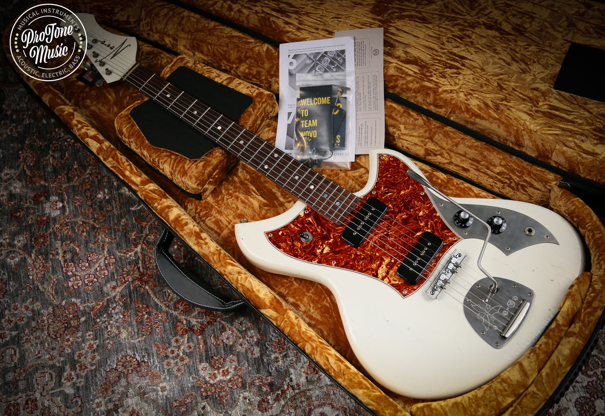 2024 Novo Nucleus Serus J Olympic White Tortoise Shell Pickguard