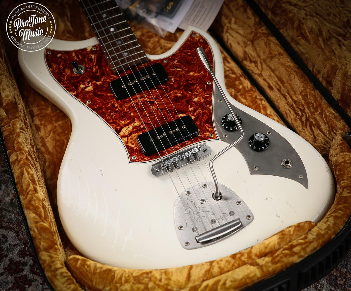 2024 Novo Nucleus Serus J Olympic White Tortoise Shell Pickguard