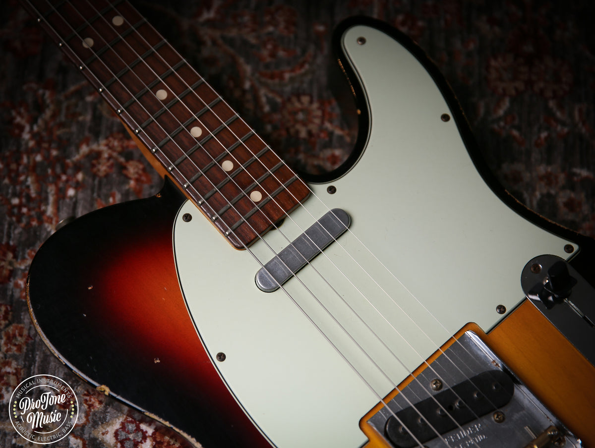 Fender Custom Shop 63' Heavy Relic Telecaster 3 Tone Sunburst