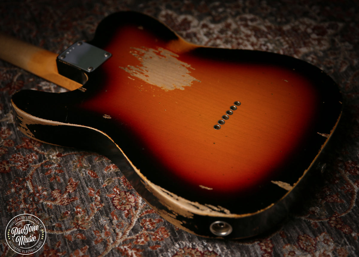 Fender Custom Shop 63' Heavy Relic Telecaster 3 Tone Sunburst