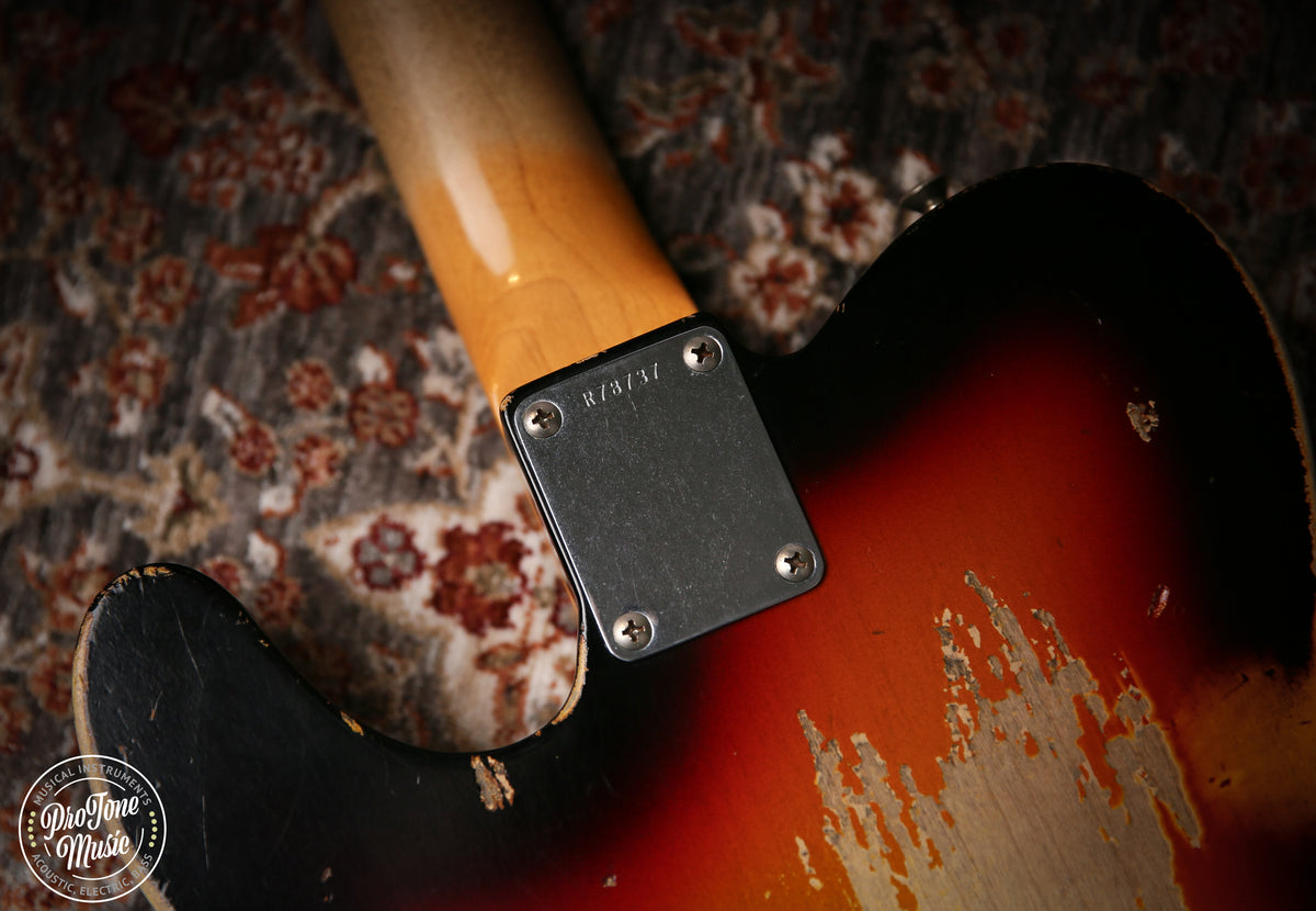 Fender Custom Shop 63' Heavy Relic Telecaster 3 Tone Sunburst