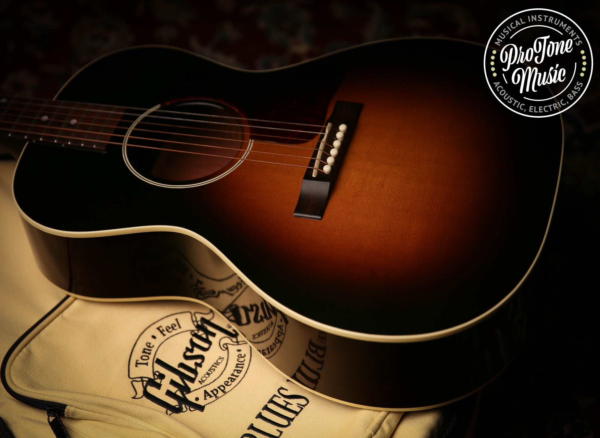 ギター Gibson Blues king Gibson Acoustic Blues King Modern Classic - Vintage Sunburst