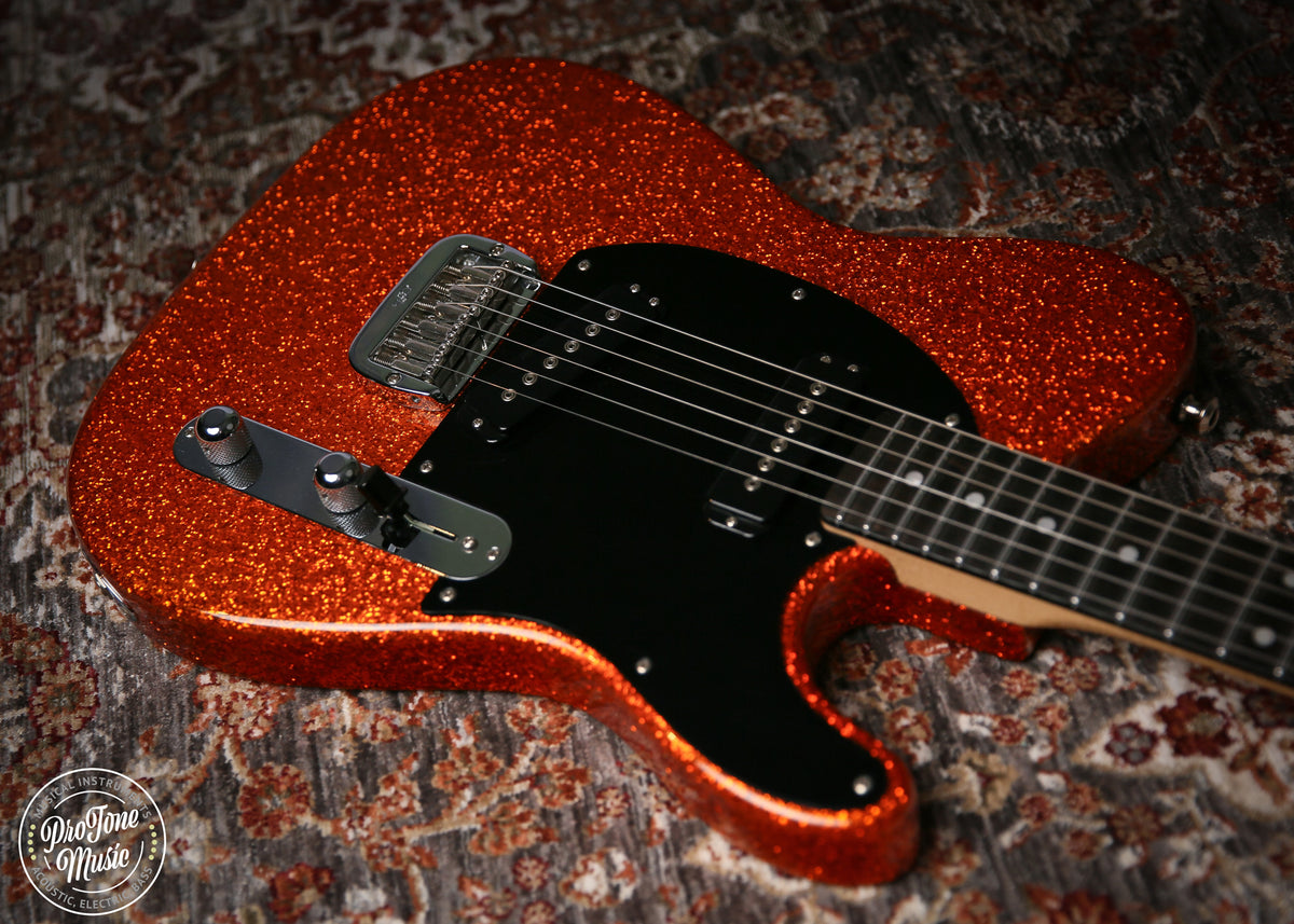 2019 G&L USA Custom Shop ASAT 2019 Orange Metal Flake