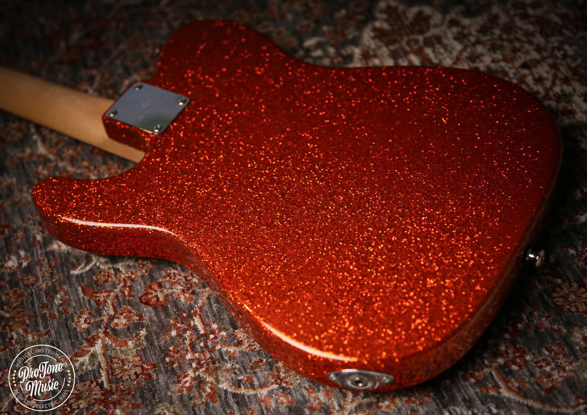 2019 G&L USA Custom Shop ASAT 2019 Orange Metal Flake