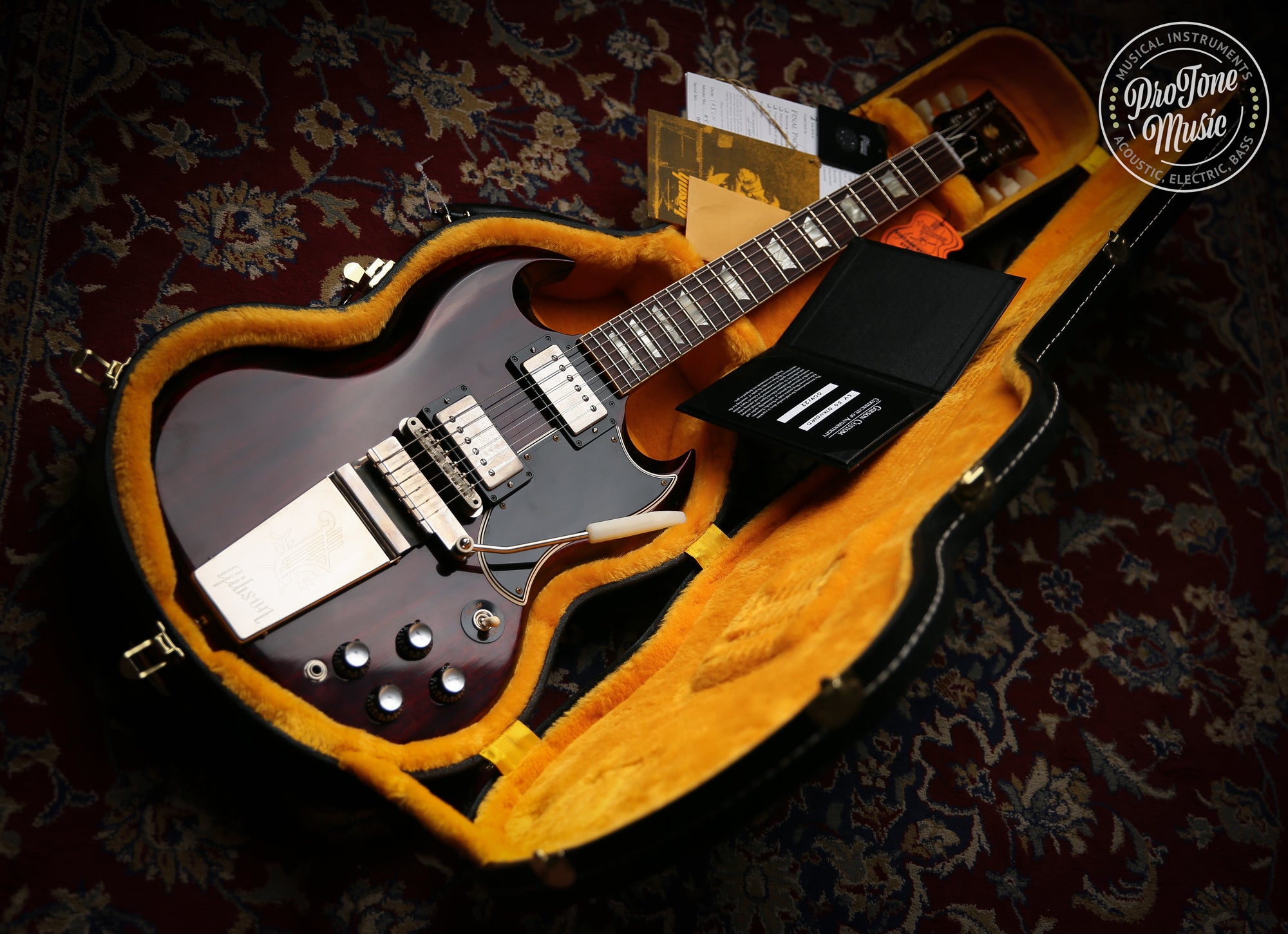 Maestro by Gibson SG（セット） Gibson 1964 SG Standard Reissue with Maestro Vibrola, Cherry Red
