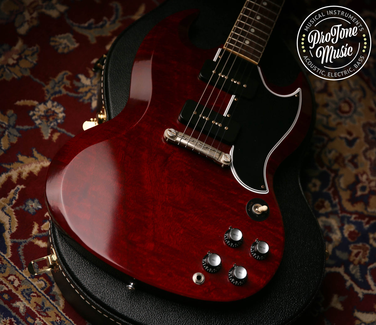 Gibson USA Custom Shop 63&#39; SG Special Cherry Red VOS Used – Excellent - ProTone Music