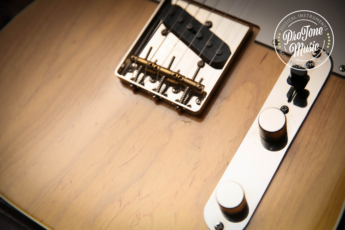 Fender TL-66 AB Double Bound Japanese Telecaster Natural &amp; Hard Case - ProTone Music