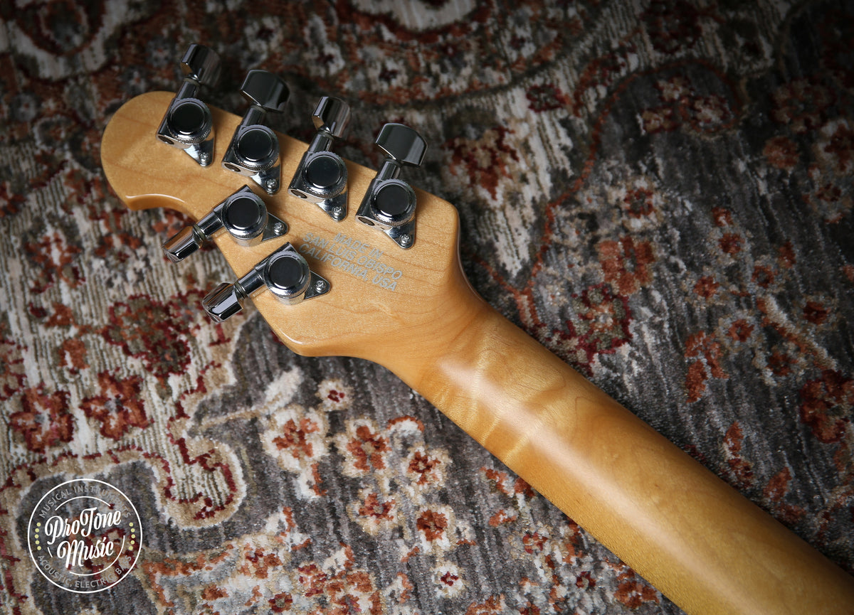 2001 Ernie Ball Music Man Silhouette Special Blue Pearl Matching Headstock