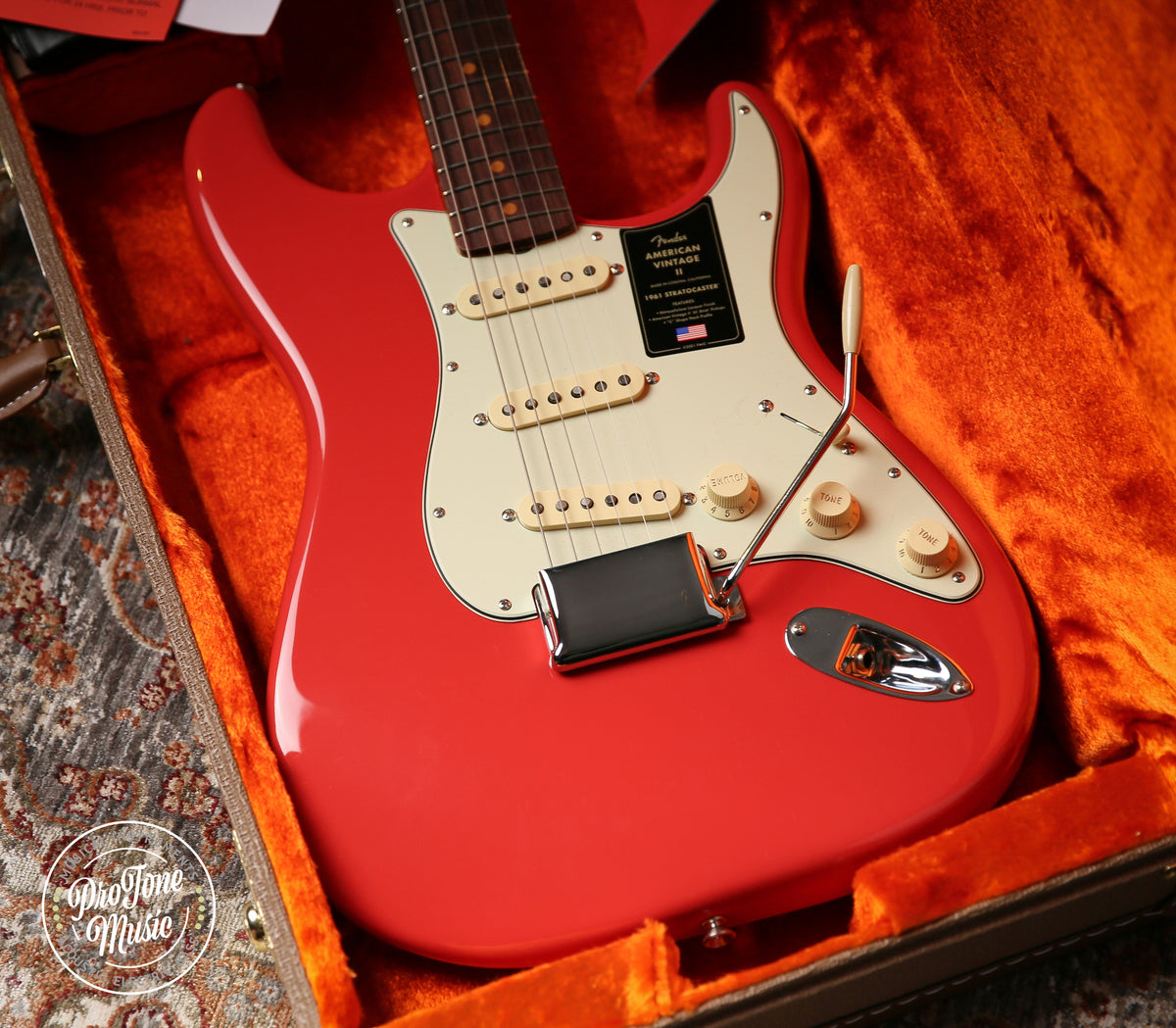 Fender American Vintage II 1961 Stratocaster Fiesta Red