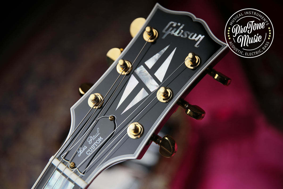 2019 Gibson USA Les Paul Custom Ebony - ProTone Music