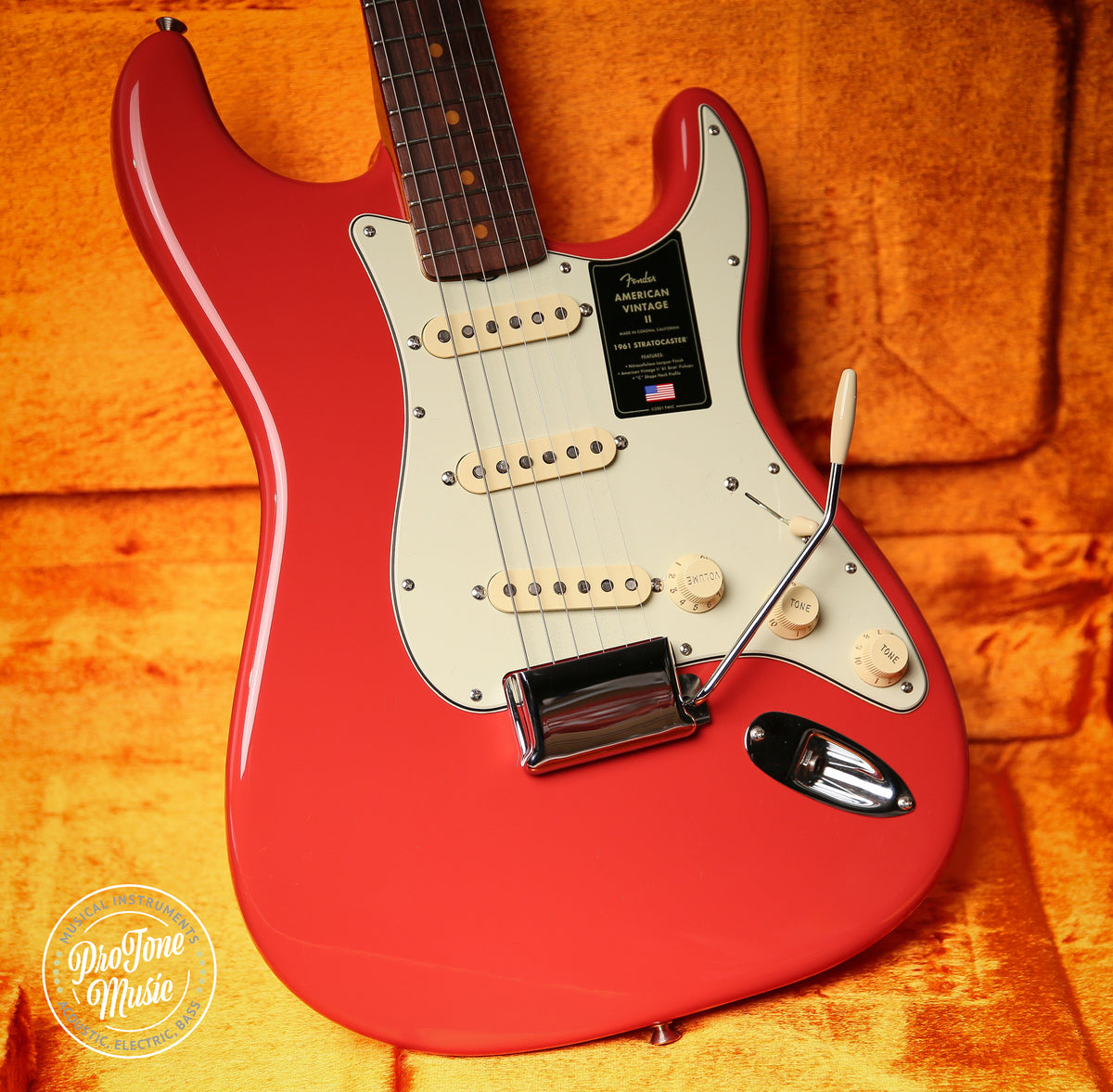 Fender American Vintage II 1961 Stratocaster Fiesta Red