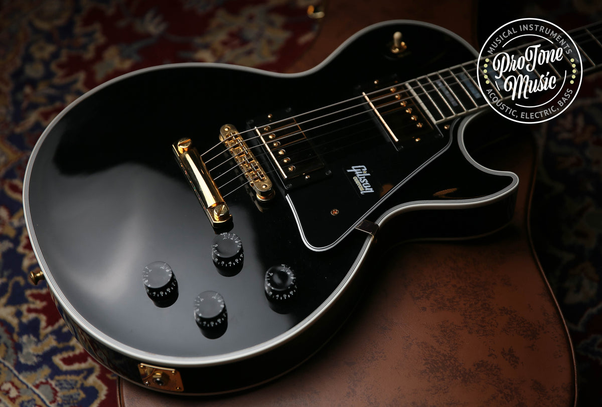2019 Gibson USA Les Paul Custom Ebony - ProTone Music