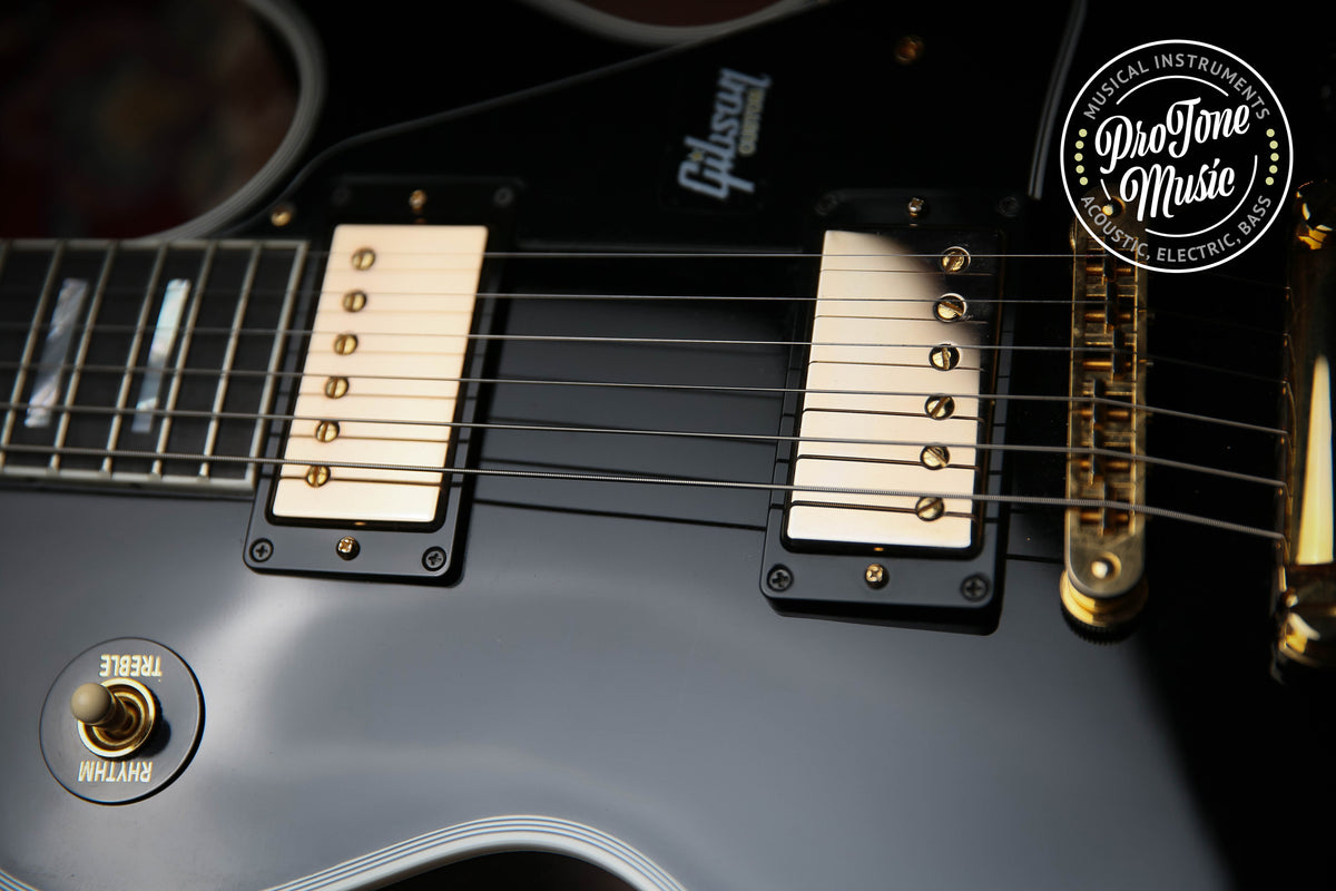 2019 Gibson USA Les Paul Custom Ebony - ProTone Music
