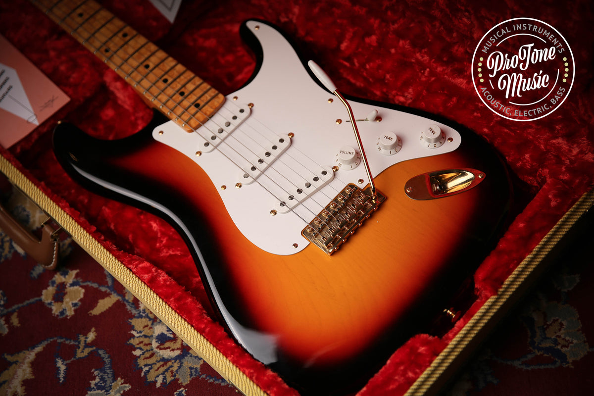 Fender USA Custom Shop 59&#39; Stratocaster NOS 3 Tone Sunburst - Abby Signed HW&#39;s - ProTone Music