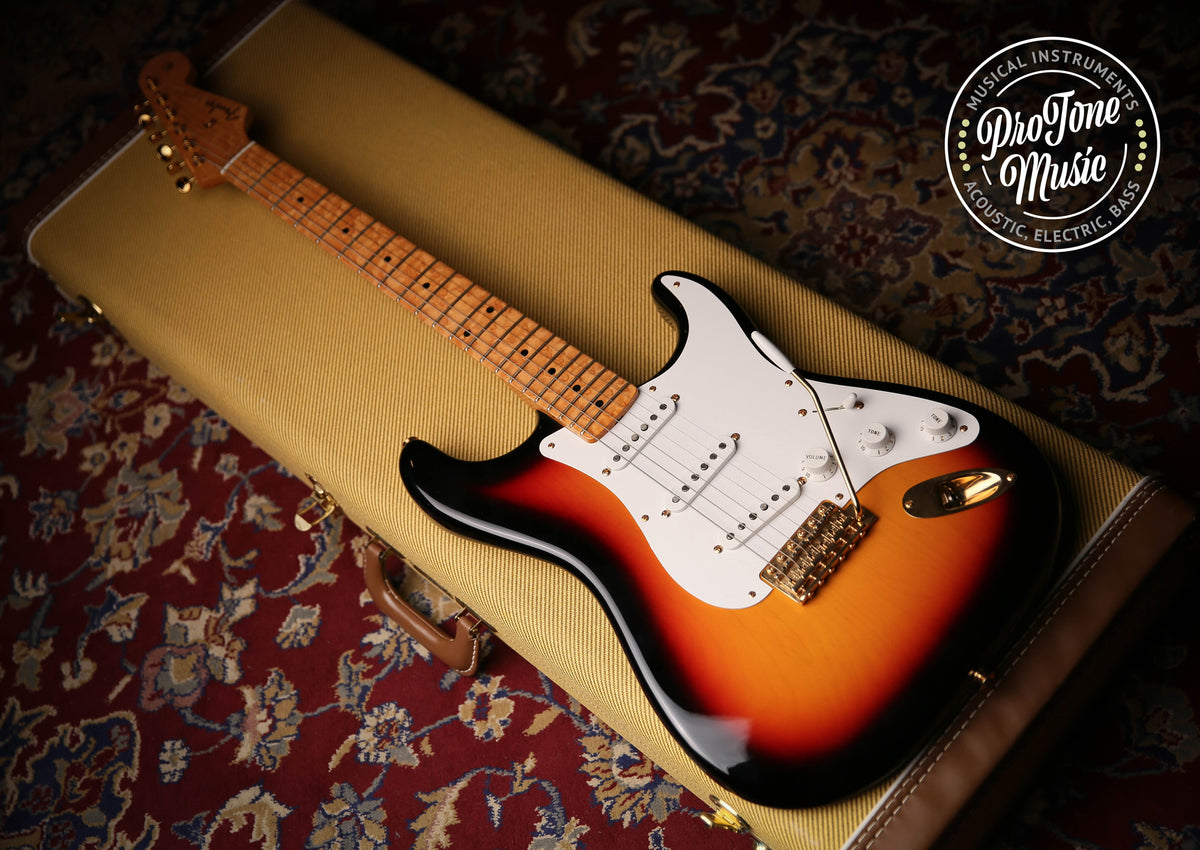 Fender USA Custom Shop 59&#39; Stratocaster NOS 3 Tone Sunburst - Abby Signed HW&#39;s - ProTone Music