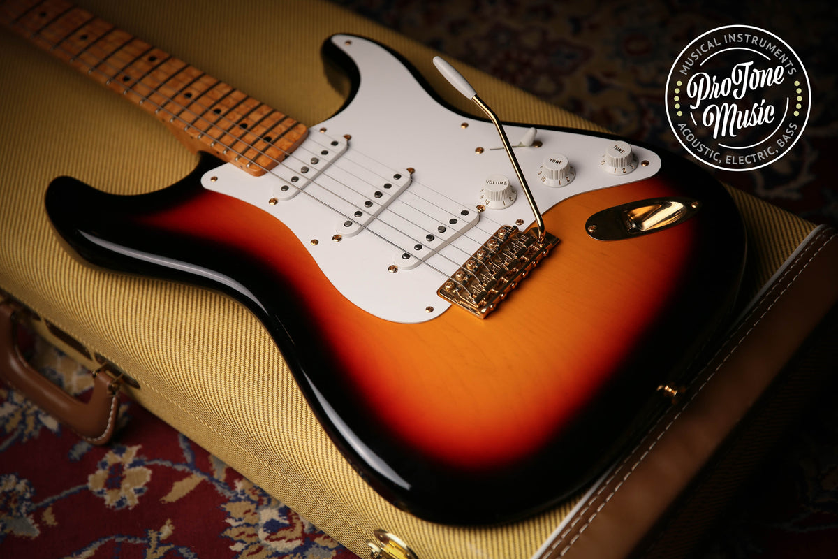 Fender USA Custom Shop 59&#39; Stratocaster NOS 3 Tone Sunburst - Abby Signed HW&#39;s - ProTone Music