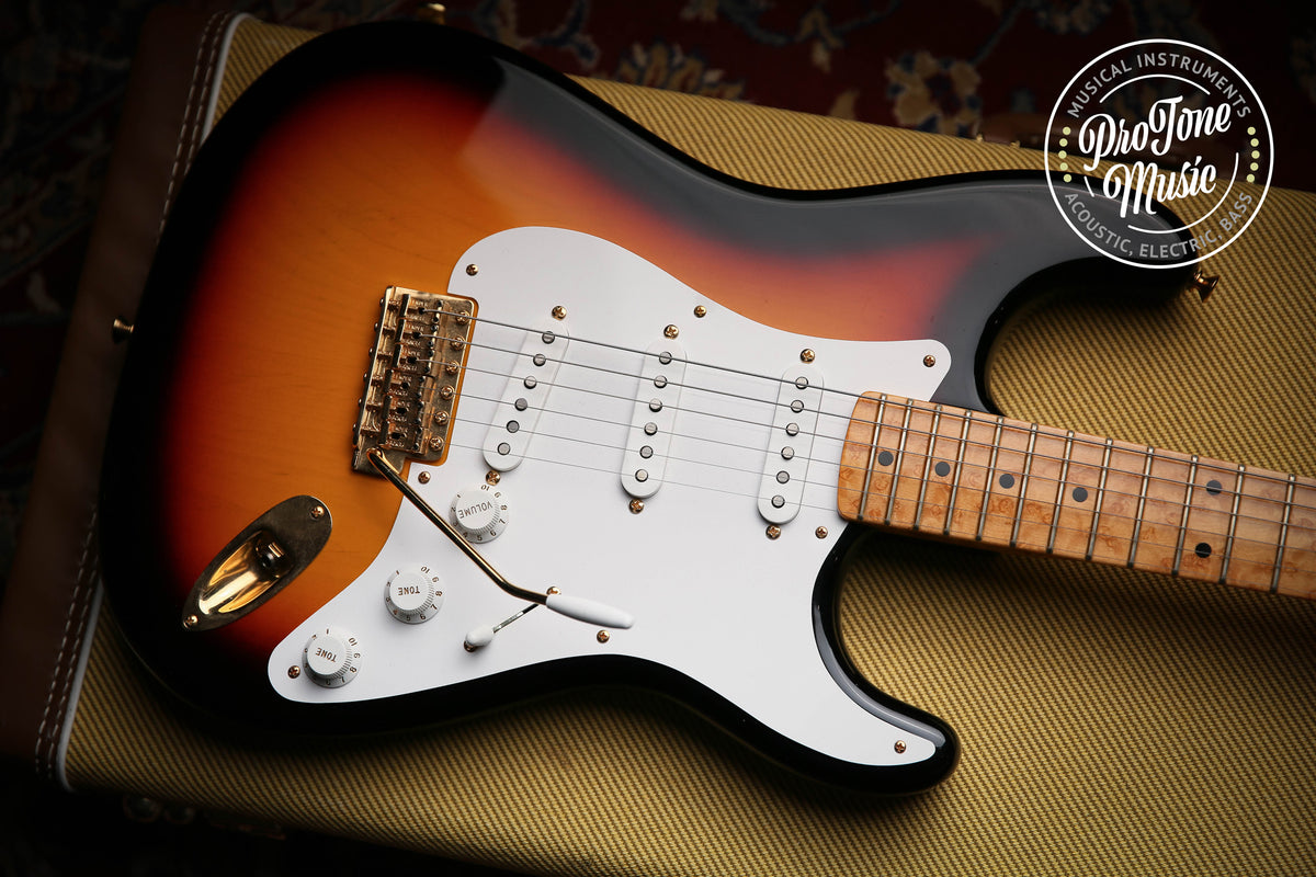 Fender USA Custom Shop 59&#39; Stratocaster NOS 3 Tone Sunburst - Abby Signed HW&#39;s - ProTone Music