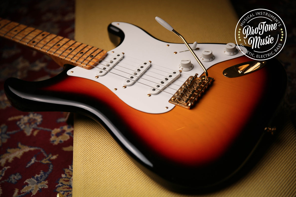 Fender USA Custom Shop 59&#39; Stratocaster NOS 3 Tone Sunburst - Abby Signed HW&#39;s - ProTone Music