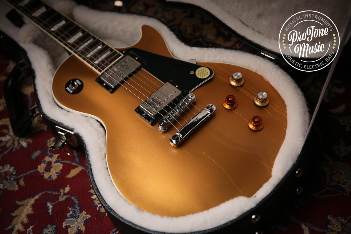 2013 Gibson USA Les Paul Standard Joe Bonamassa Signature Les Paul Gold Top - ProTone Music