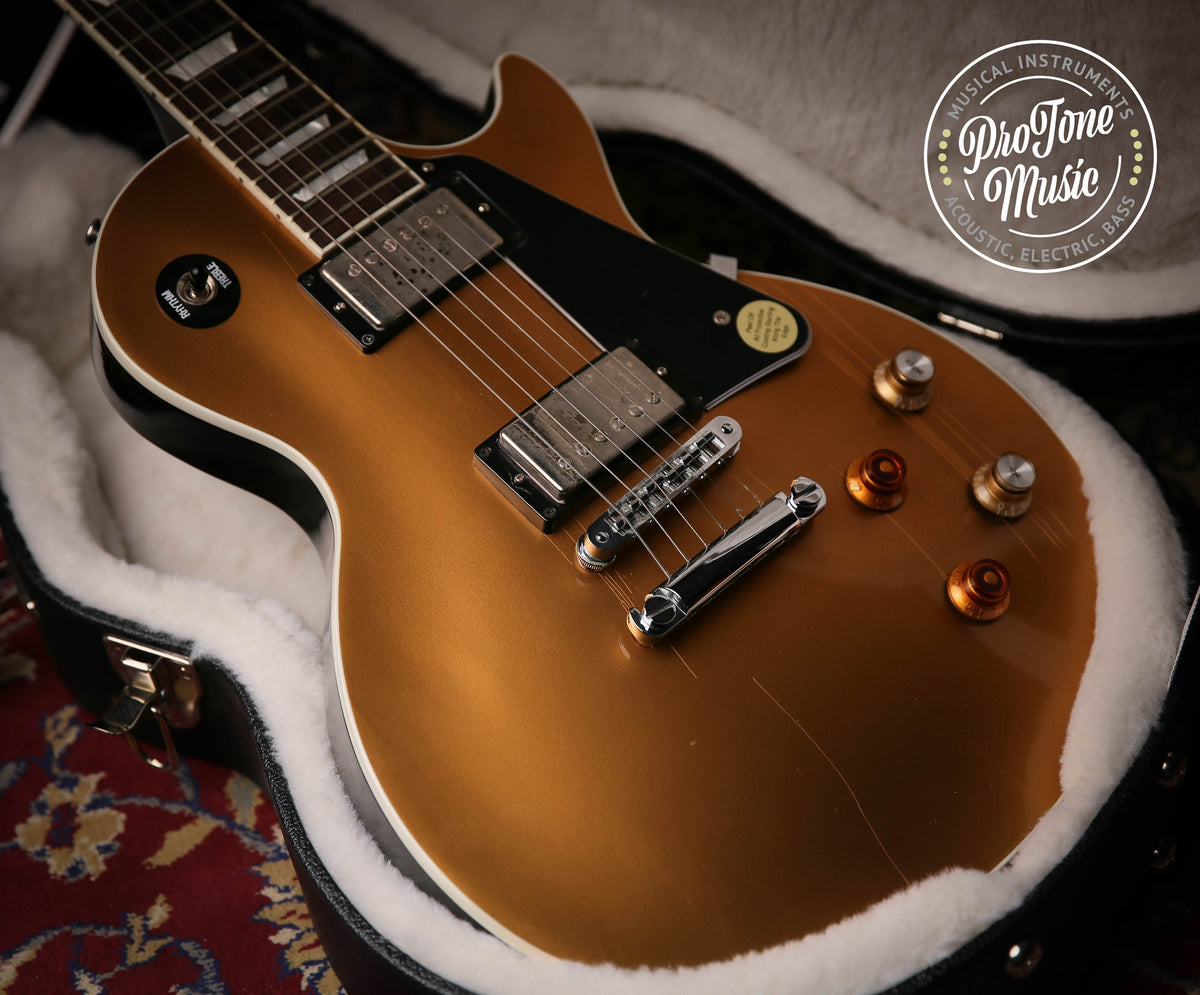 2013 Gibson USA Les Paul Standard Joe Bonamassa Signature Les Paul Gold Top - ProTone Music