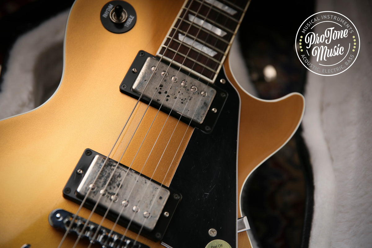 2013 Gibson USA Les Paul Standard Joe Bonamassa Signature Les Paul Gold Top - ProTone Music