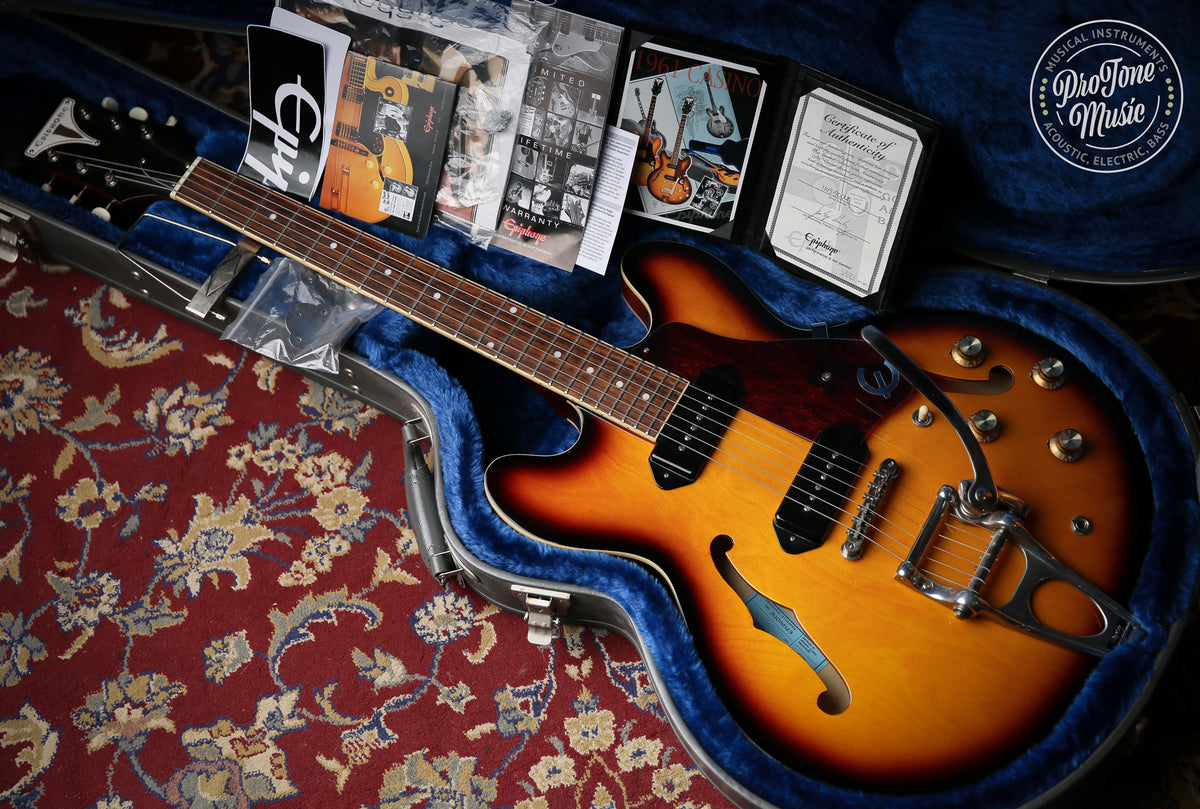 Epiphone Limited Edition 1961 Reissue 50th Anniversary Casino Sunburst