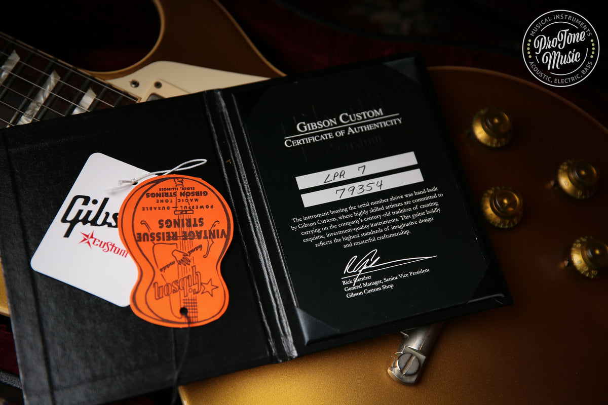 2009 Gibson USA Custom Shop LPR7 Les Paul 57 Reissue Goldtop