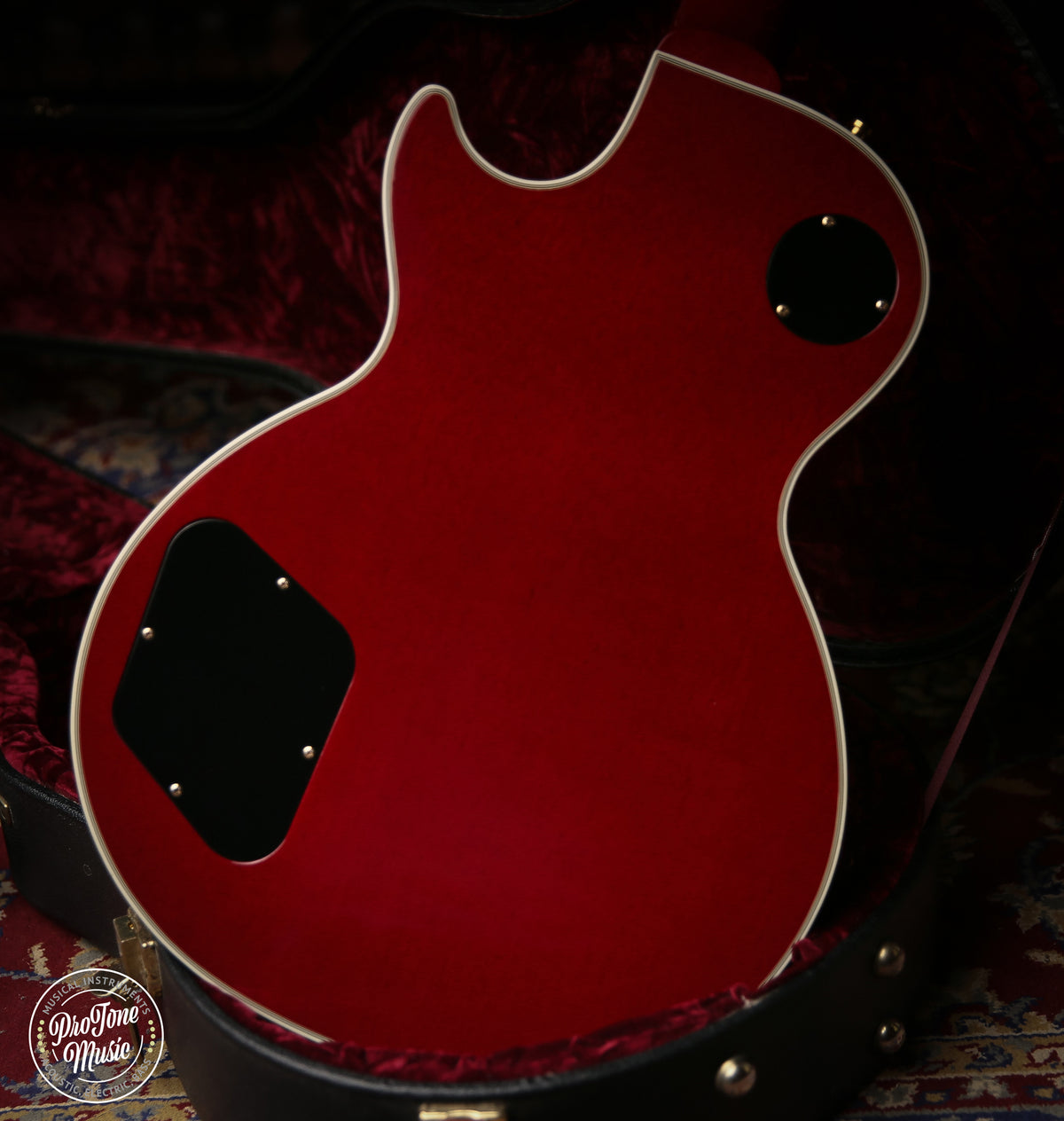 2005 Gibson USA Les Paul Custom Wine Red &amp; Gibson Case - ProTone Music
