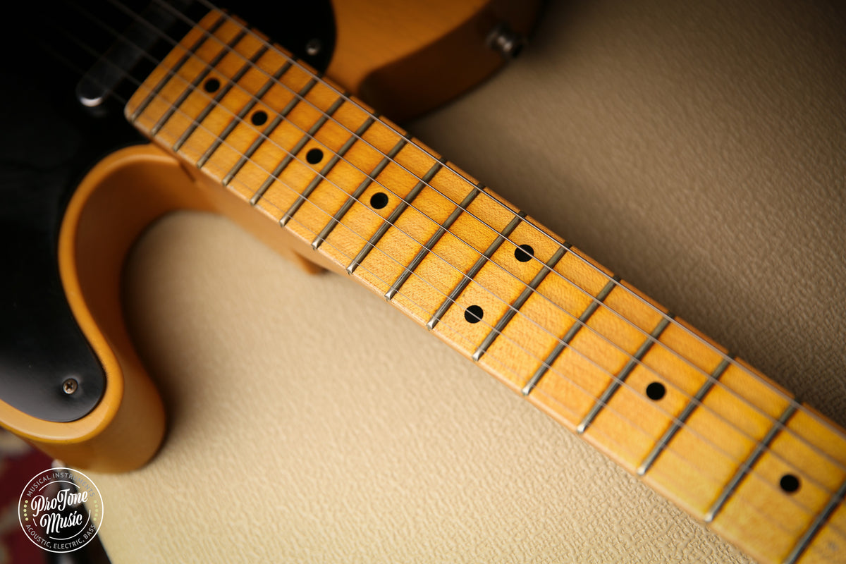Fender USA Custom Shop 52&#39; Reissue Tele Mod Journeyman Relic Butterscotch Blonde - ProTone Music