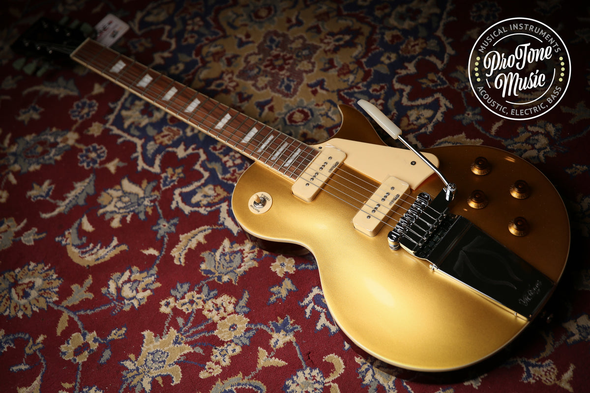 Vintage V100 Midge Ure Signature Goldtop