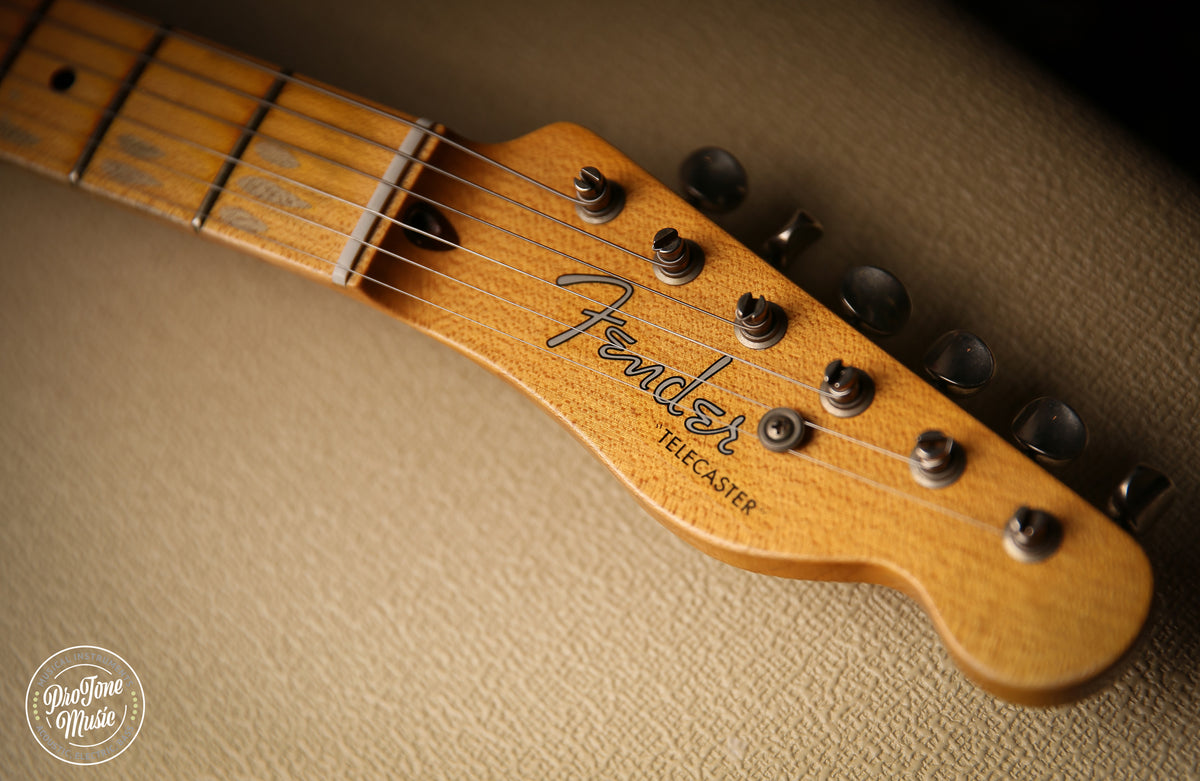 Fender USA Custom Shop 52&#39; Reissue Tele Mod Journeyman Relic Butterscotch Blonde - ProTone Music