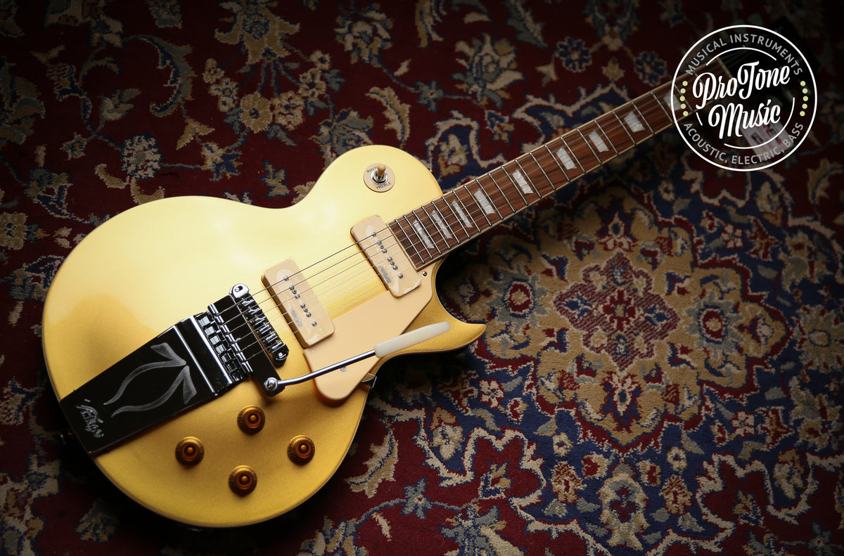 Vintage V100 Midge Ure Signature Goldtop